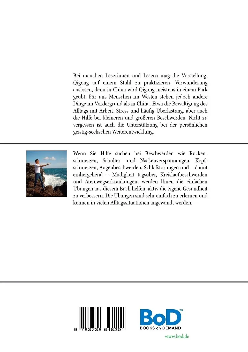 Rückseite: 9783738648201 | Qigong auf dem Stuhl | Fit und gesund von Kopf bis Fuß | Müller | Buch