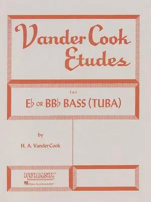 Cover: 73999708301 | Vandercook Etudes for Bass/Tuba (B.C.) | H.A. VanderCook | Taschenbuch