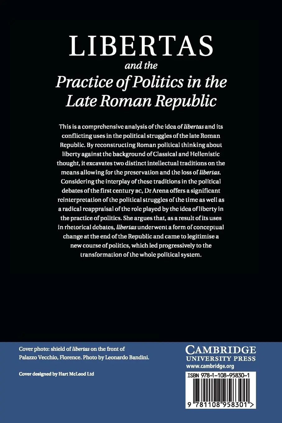 Rückseite: 9781108958301 | Libertas and the Practice of Politics in the Late Roman Republic