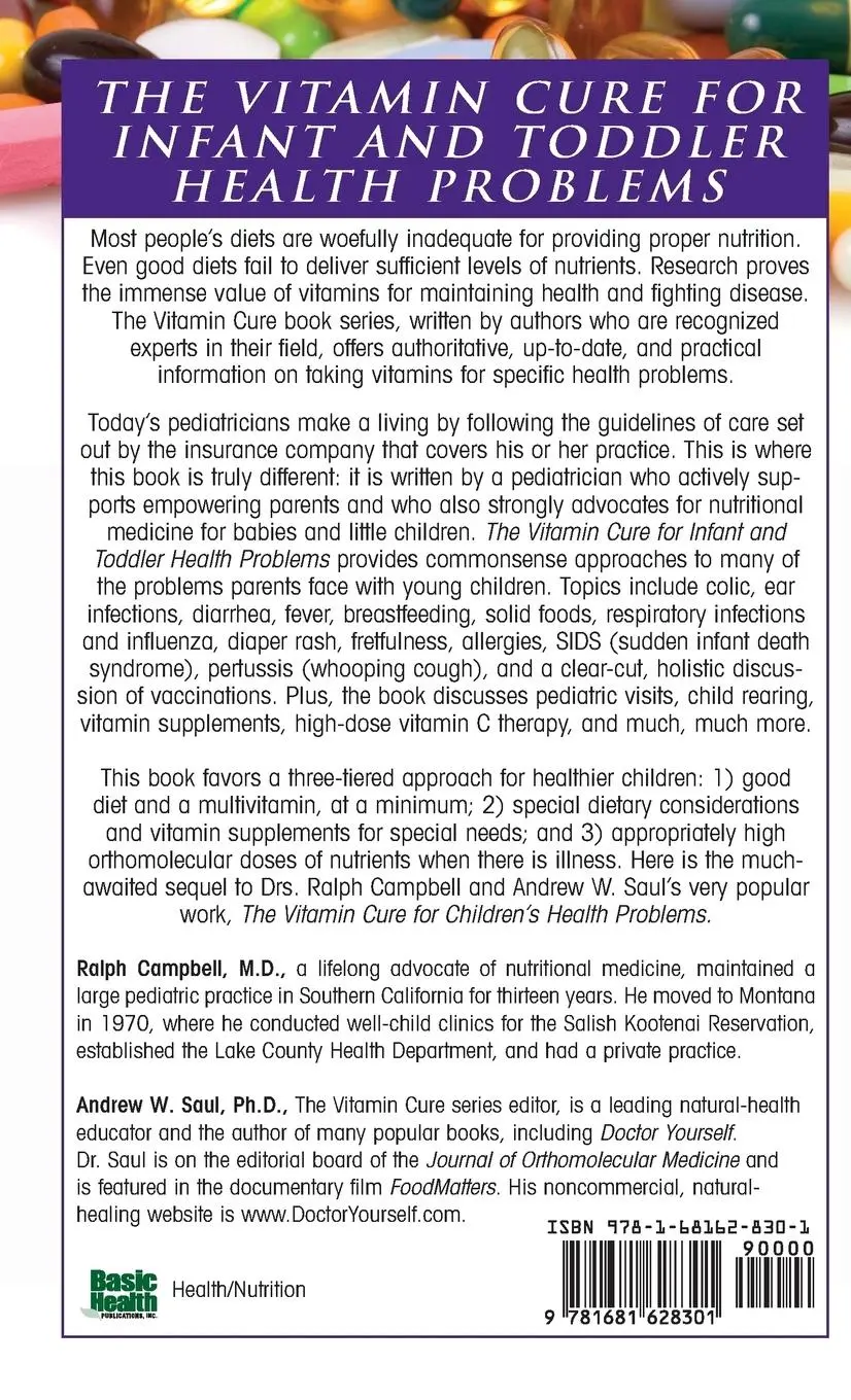Rückseite: 9781681628301 | The Vitamin Cure for Infant and Toddler Health Problems | Buch | 2013