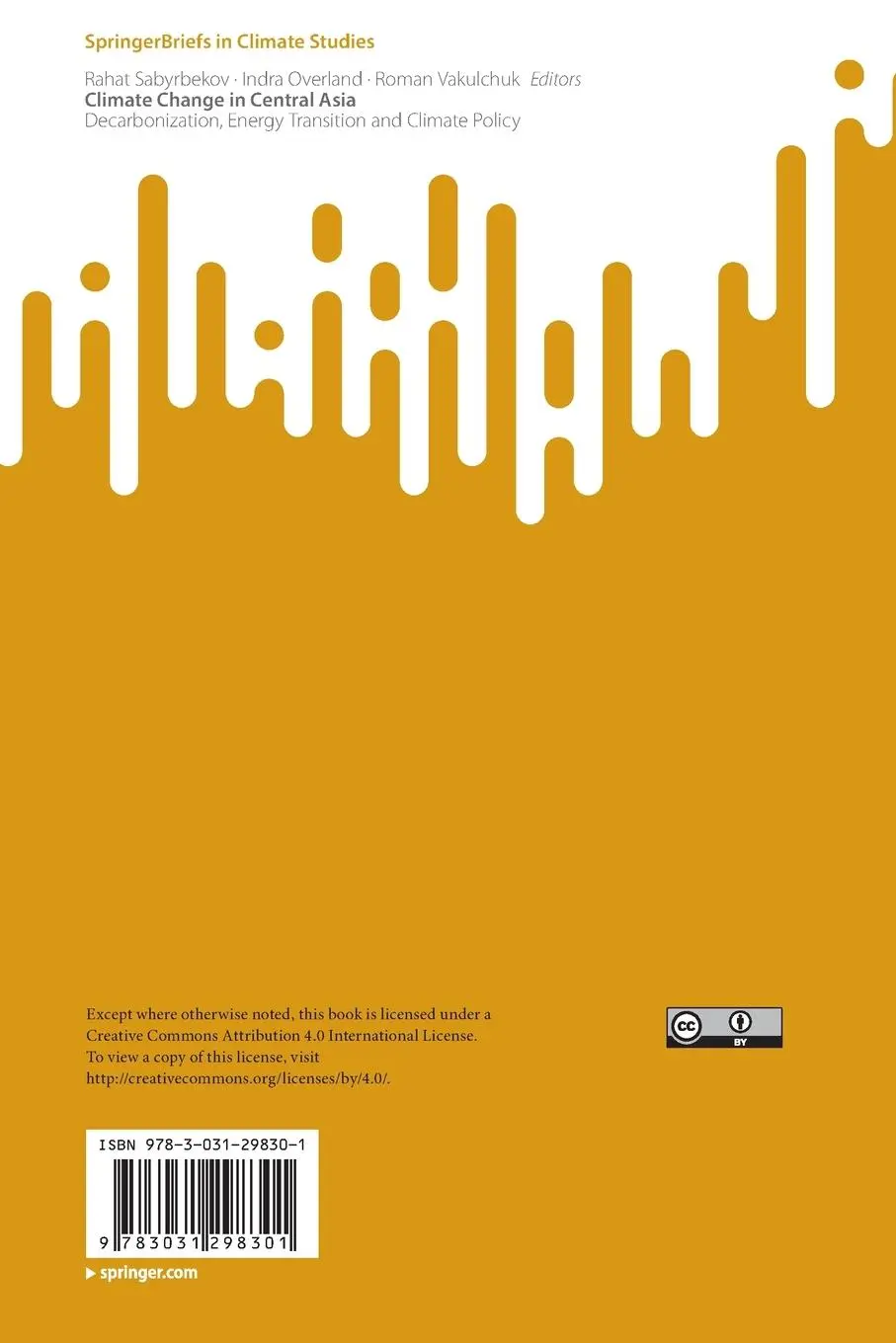 Rückseite: 9783031298301 | Climate Change in Central Asia | Rahat Sabyrbekov (u. a.) | Buch | ix