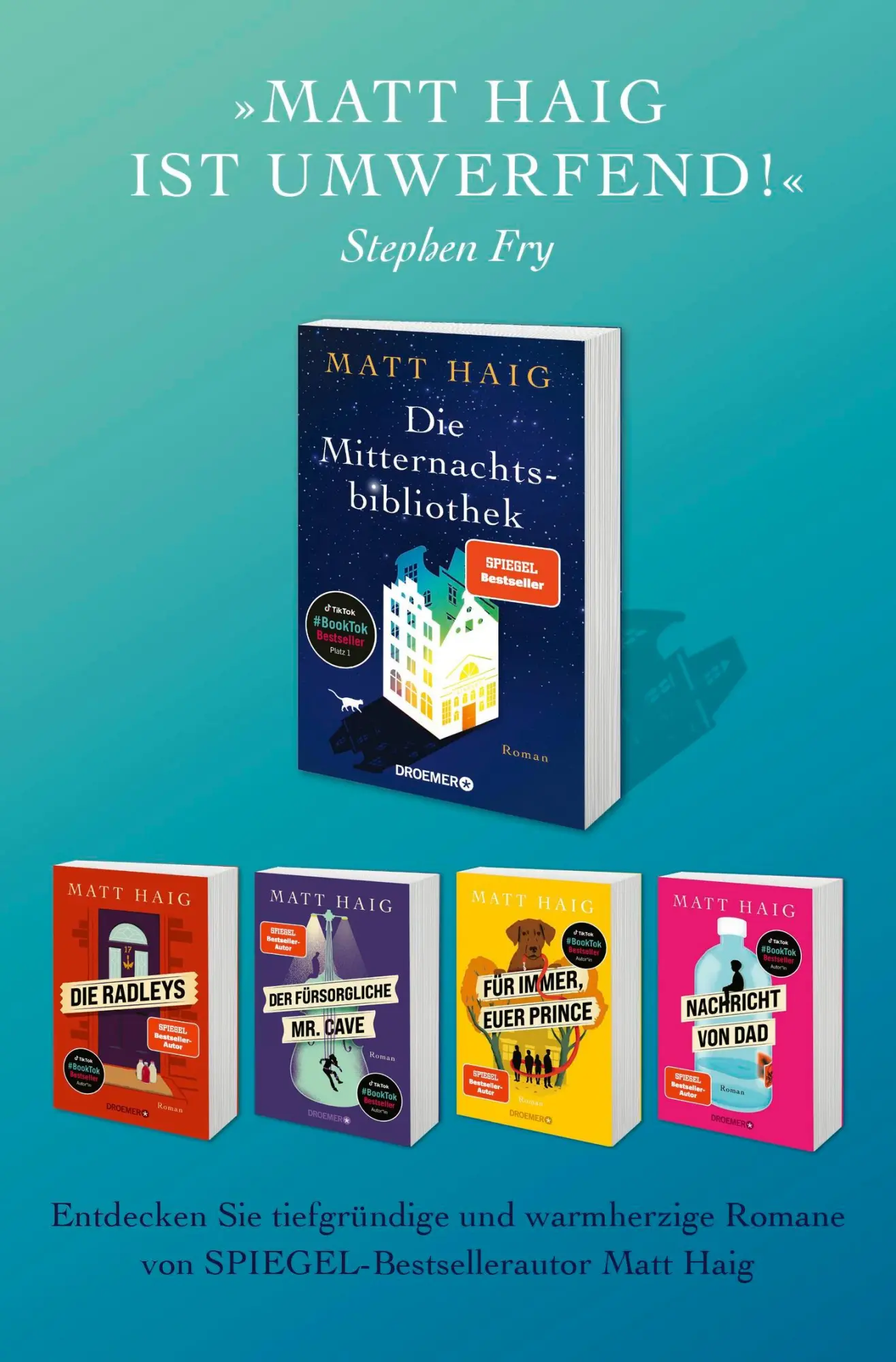 Bild: 9783426308301 | Der fürsorgliche Mr. Cave | Roman | Matt Haig | Taschenbuch | 256 S.