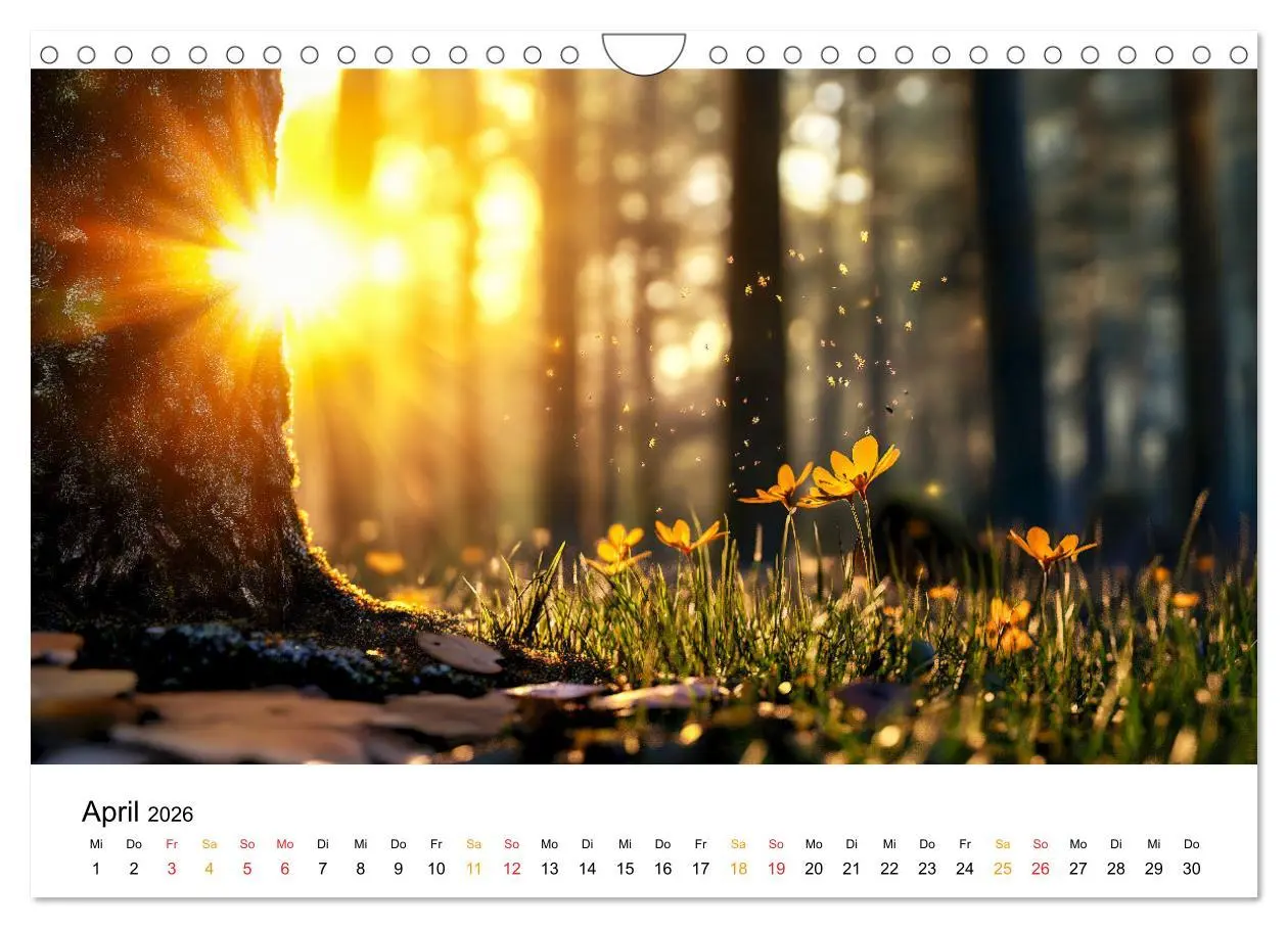 Bild: 9783457308301 | Mystik der Wälder (Wandkalender 2026 DIN A4 quer), CALVENDO...