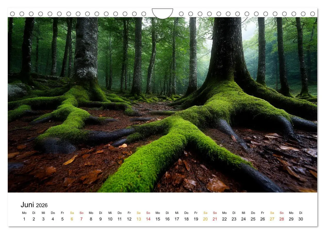 Bild: 9783457308301 | Mystik der Wälder (Wandkalender 2026 DIN A4 quer), CALVENDO...