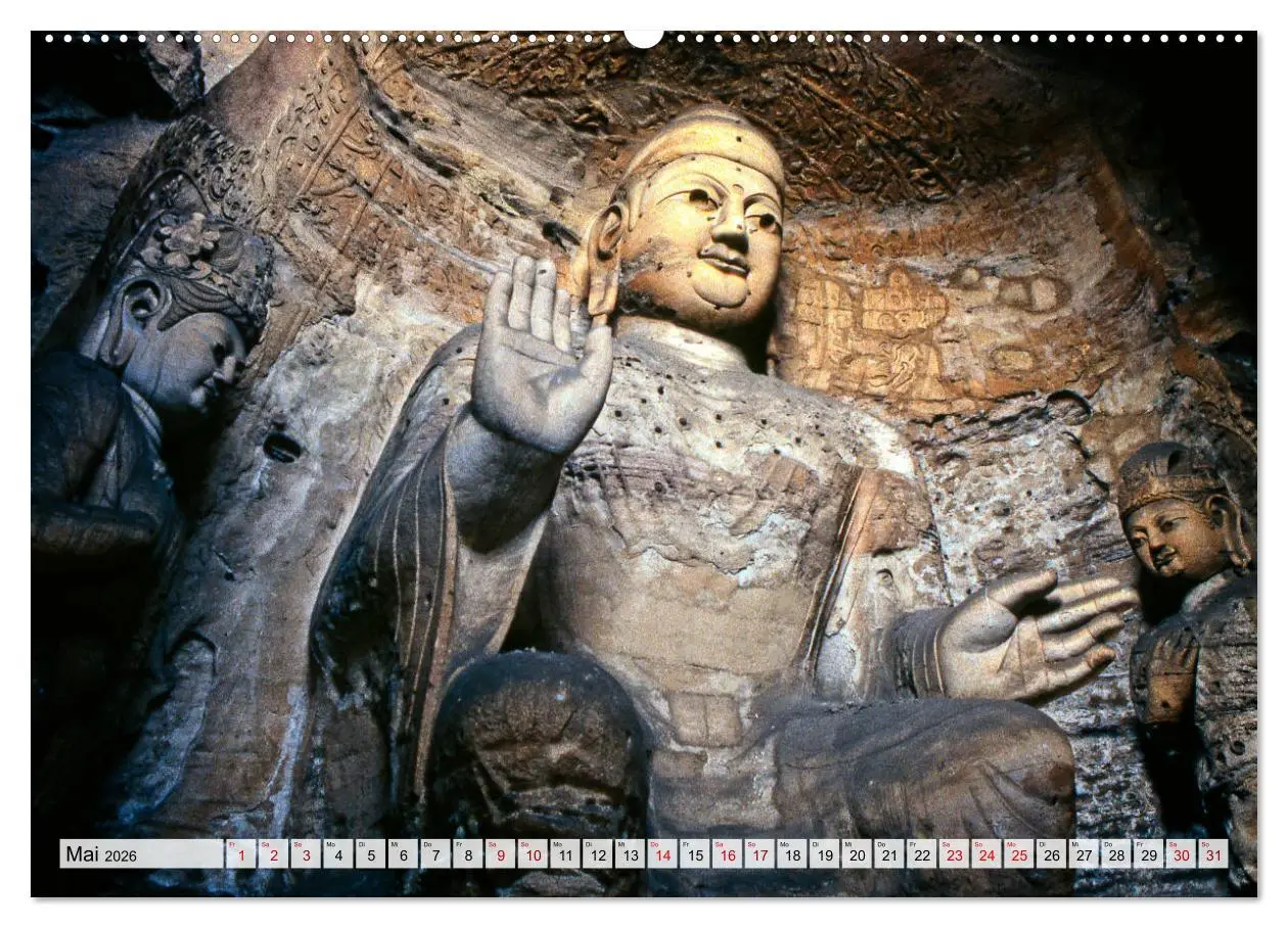 Bild: 9783457858301 | Die Grotten und hängenden Klöster von Yungang (Wandkalender 2026...