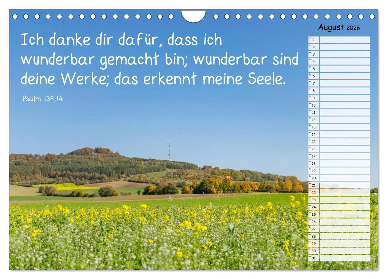 Bild: 9783457928301 | Heimat Hesselberg (Wandkalender 2026 DIN A4 quer), CALVENDO...