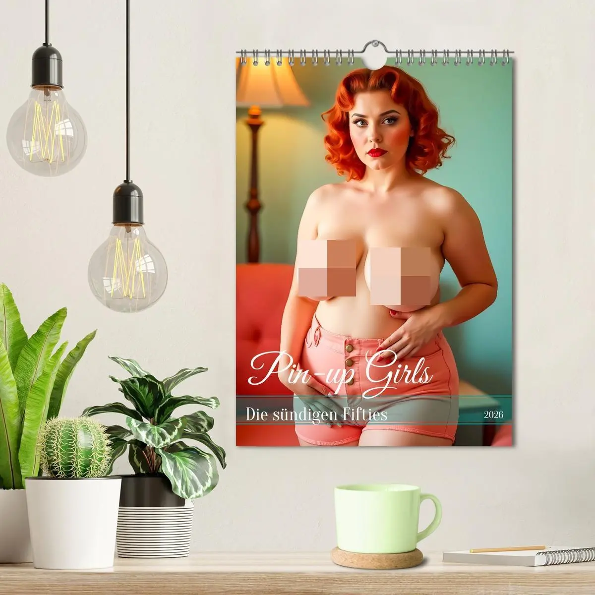Bild: 9783516638301 | Pin-up Girls - Die sündigen Fifties (Wandkalender 2026 DIN A4...