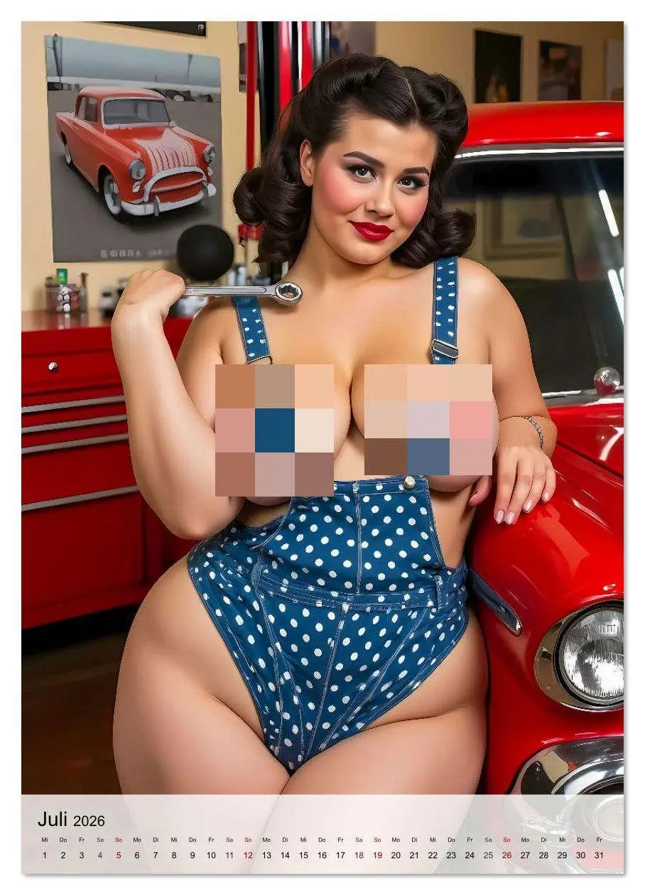 Bild: 9783516638301 | Pin-up Girls - Die sündigen Fifties (Wandkalender 2026 DIN A4...