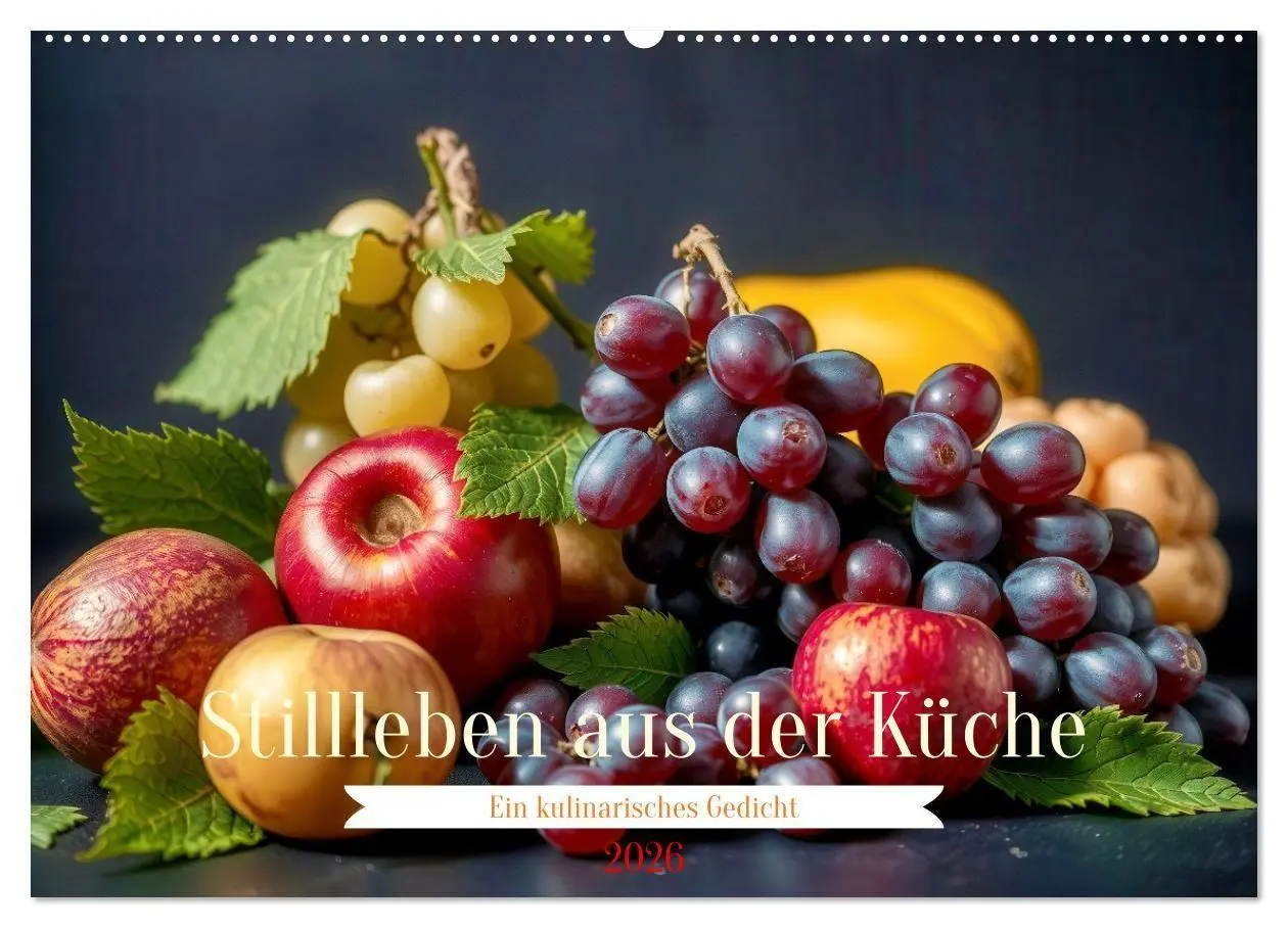 Cover: 9783516708301 | Stillleben aus der Küche (Wandkalender 2026 DIN A2 quer), CALVENDO...