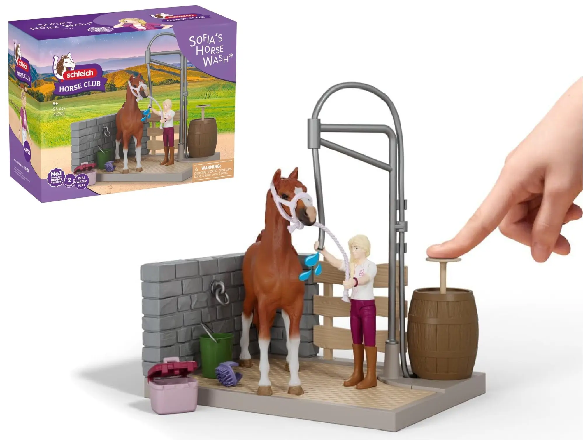 Cover: 4069111478401 | Schleich 42792 - Horse Club, Sofias Horse Wash, Sofias...