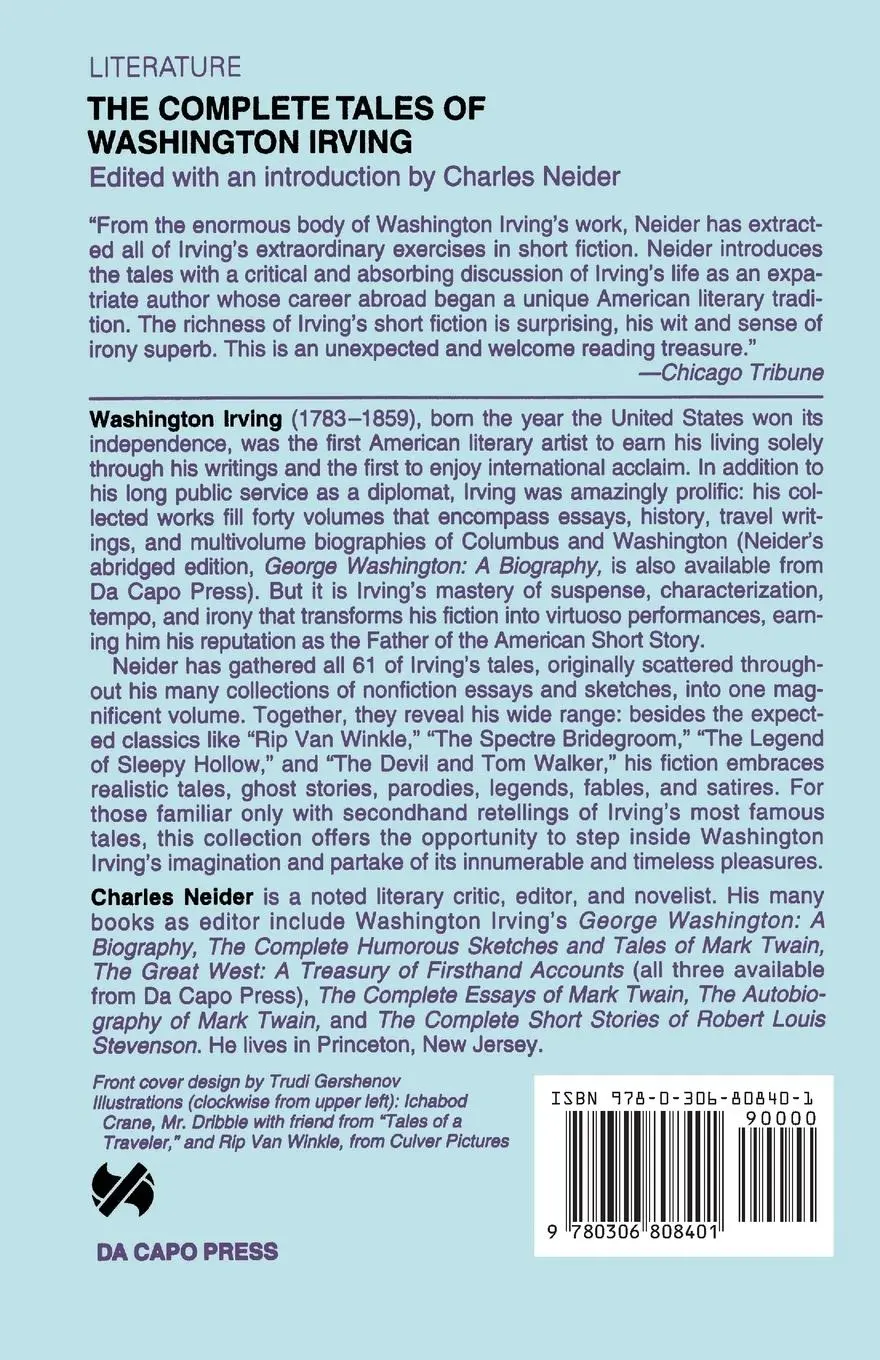 Rückseite: 9780306808401 | The Complete Tales of Washington Irving | Washington Irving | Buch