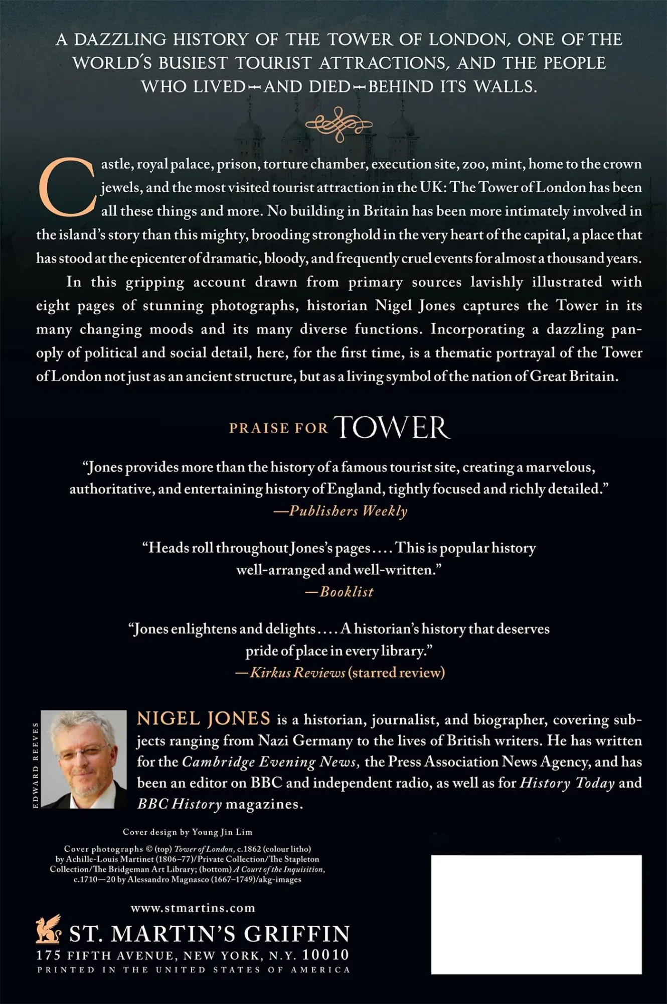 Rückseite: 9781250038401 | Tower | Nigel Jones | Taschenbuch | Englisch | 2013
