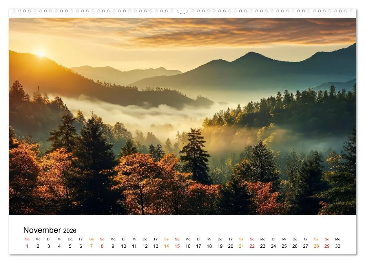 Bild: 9783457398401 | Natur im Jahr (Wandkalender 2026 DIN A2 quer), CALVENDO Monatskalender