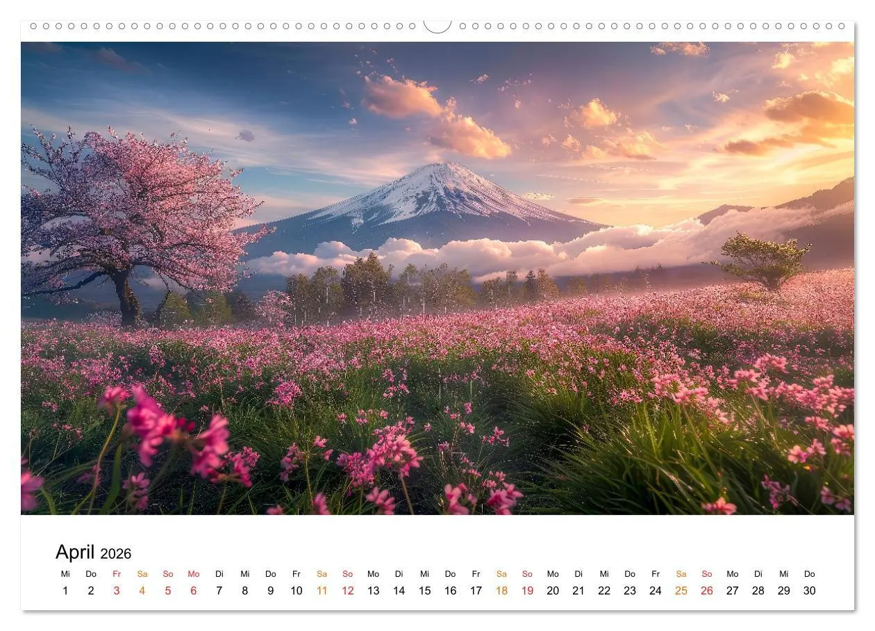 Bild: 9783457398401 | Natur im Jahr (Wandkalender 2026 DIN A2 quer), CALVENDO Monatskalender