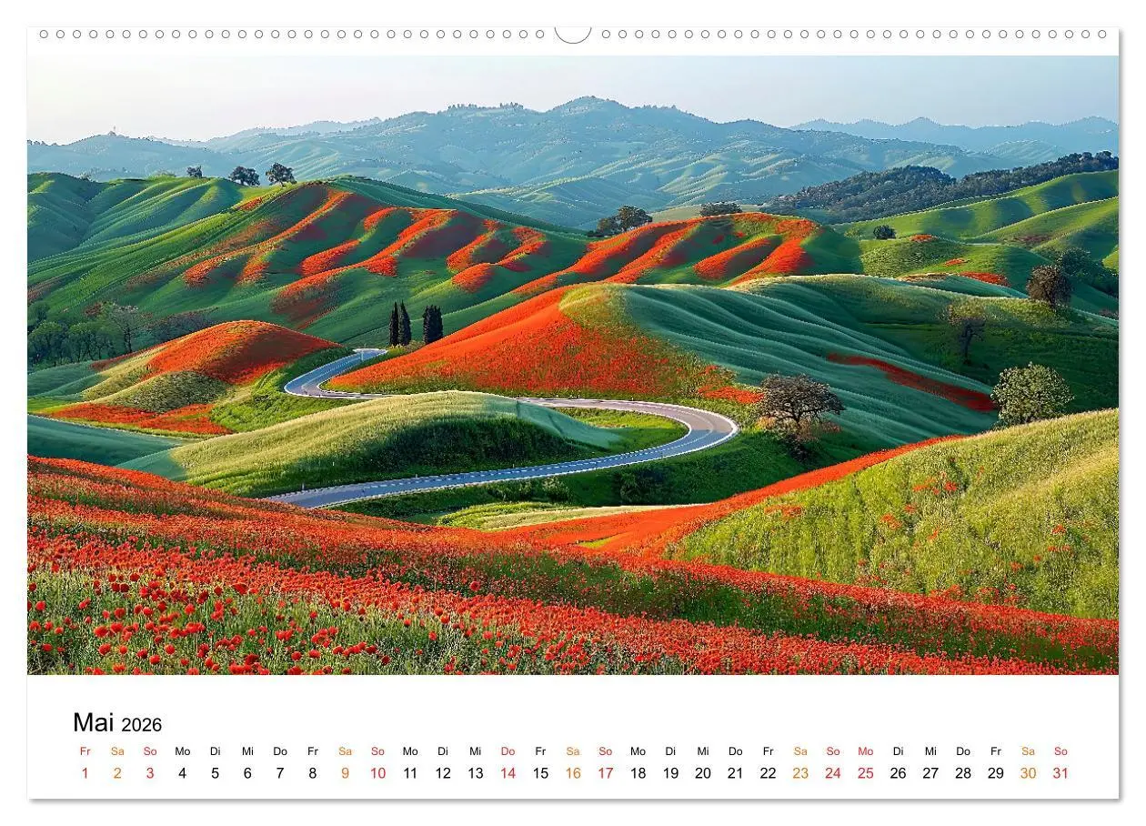 Bild: 9783457398401 | Natur im Jahr (Wandkalender 2026 DIN A2 quer), CALVENDO Monatskalender