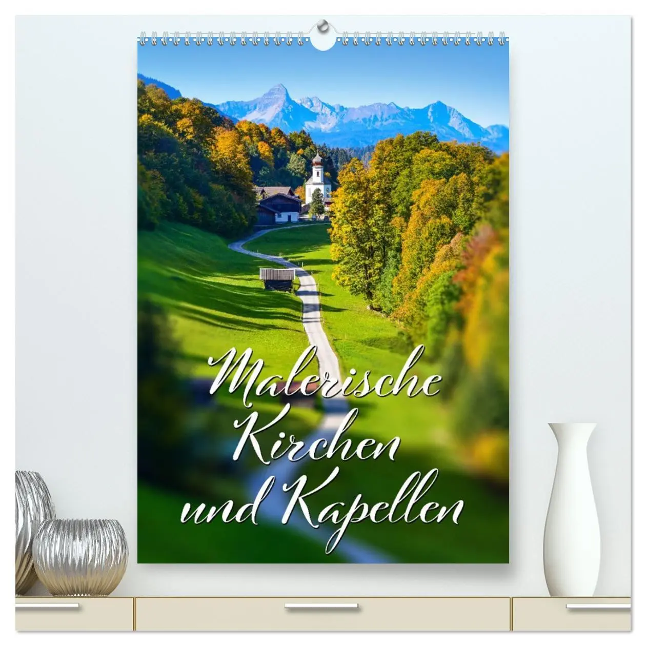 Cover: 9783516318401 | Malerische Kirchen und Kapellen (hochwertiger Premium Wandkalender...