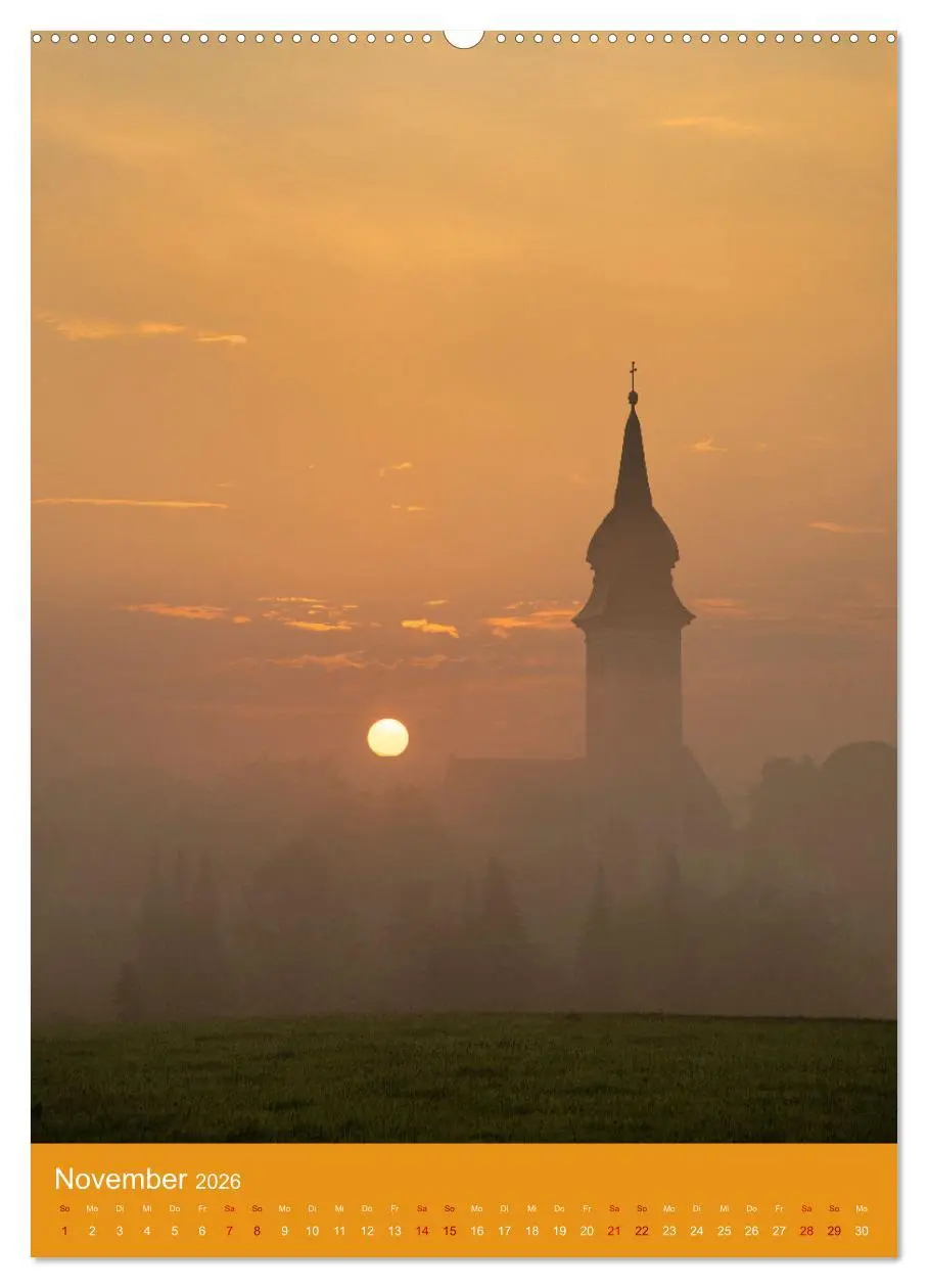 Bild: 9783516318401 | Malerische Kirchen und Kapellen (hochwertiger Premium Wandkalender...
