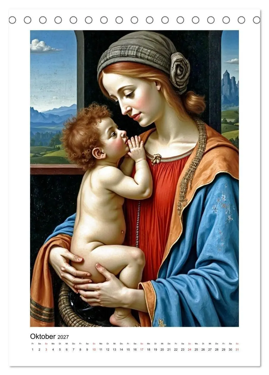 Bild: 9783516938401 | Marienbilder der Renaissance neu interpretiert (Tischkalender 2027...