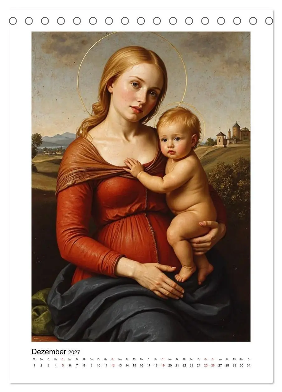 Bild: 9783516938401 | Marienbilder der Renaissance neu interpretiert (Tischkalender 2027...