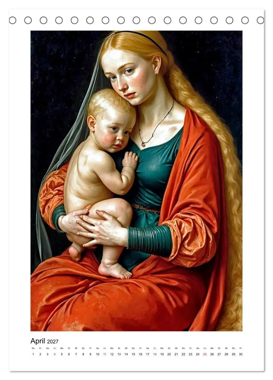 Bild: 9783516938401 | Marienbilder der Renaissance neu interpretiert (Tischkalender 2027...
