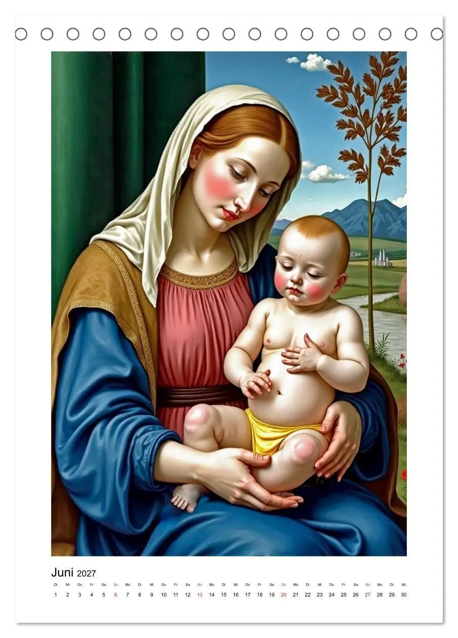 Bild: 9783516938401 | Marienbilder der Renaissance neu interpretiert (Tischkalender 2027...