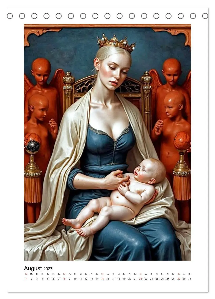 Bild: 9783516938401 | Marienbilder der Renaissance neu interpretiert (Tischkalender 2027...