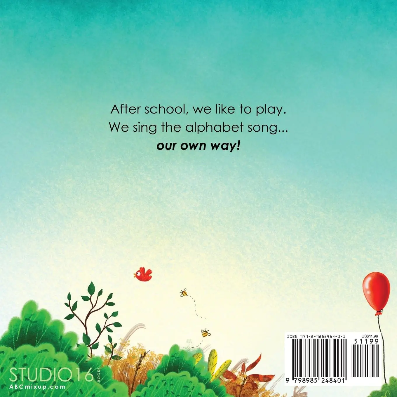 Rückseite: 9798985248401 | We Mix Up Our ABCs | Aaron Wills | Taschenbuch | Englisch | 2022