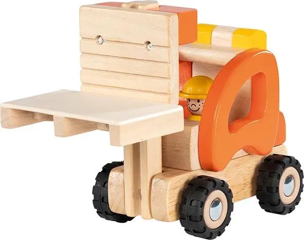 Cover: 4013594558501 | Gabelstapler | 20 x 9 x 15,5 cm, Holz, 1 Palette, per Stück | Deutsch