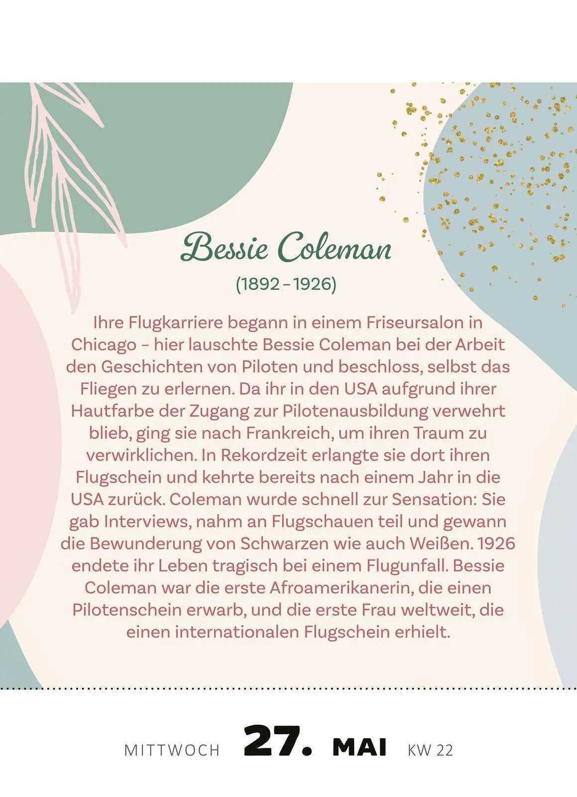 Bild: 4014489138501 | Abreißkalender Kluge Frauen, die die Welt und uns inspirieren 2026