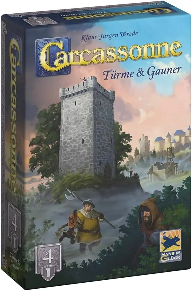 Cover: 4015566018501 | Carcassonne - Türme &amp; Gauner | Spiel | Deutsch | 2025