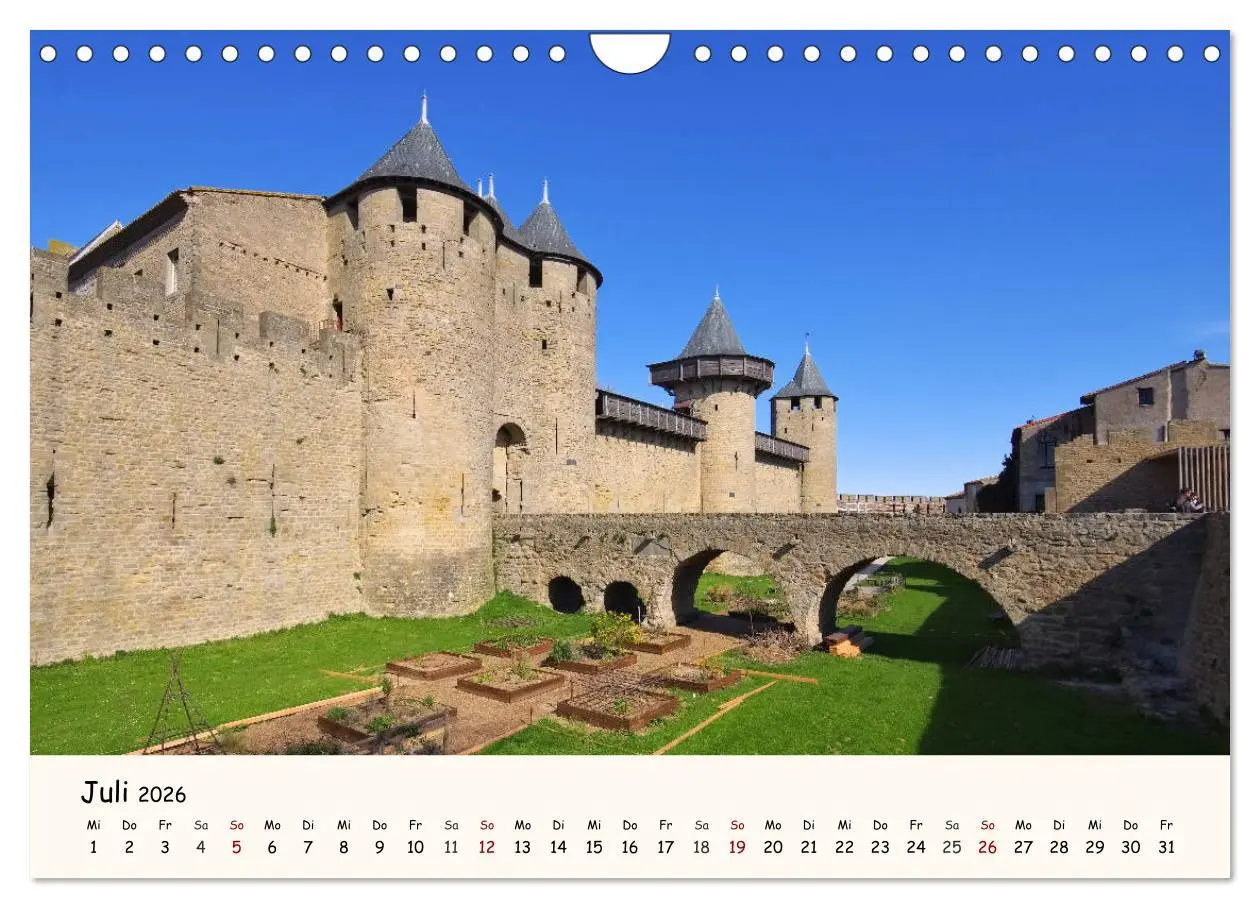 Bild: 9783457908501 | Cite von Carcassonne - Zeitreise ins Mittelalter (Wandkalender 2026...