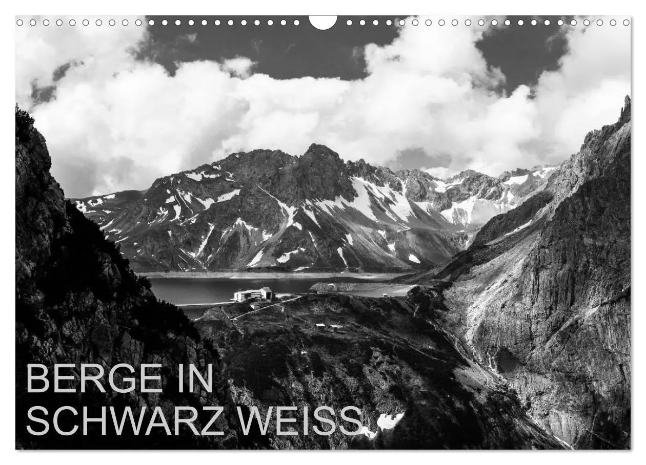 Cover: 9783516098501 | BERGE IN SCHWARZ WEISS (Wandkalender 2026 DIN A3 quer), CALVENDO...