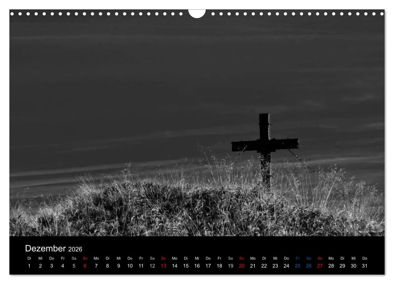 Bild: 9783516098501 | BERGE IN SCHWARZ WEISS (Wandkalender 2026 DIN A3 quer), CALVENDO...