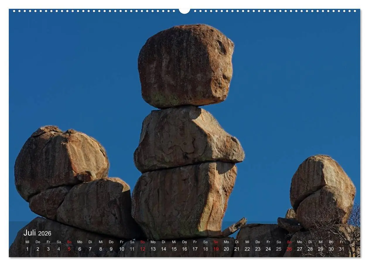 Bild: 9783516168501 | Zimbabwe (Wandkalender 2026 DIN A2 quer), CALVENDO Monatskalender