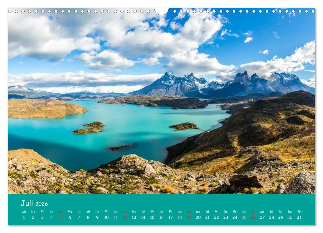 Bild: 9783516238501 | Patagonien 2026 - Traumziel in den Anden (Wandkalender 2026 DIN A3...