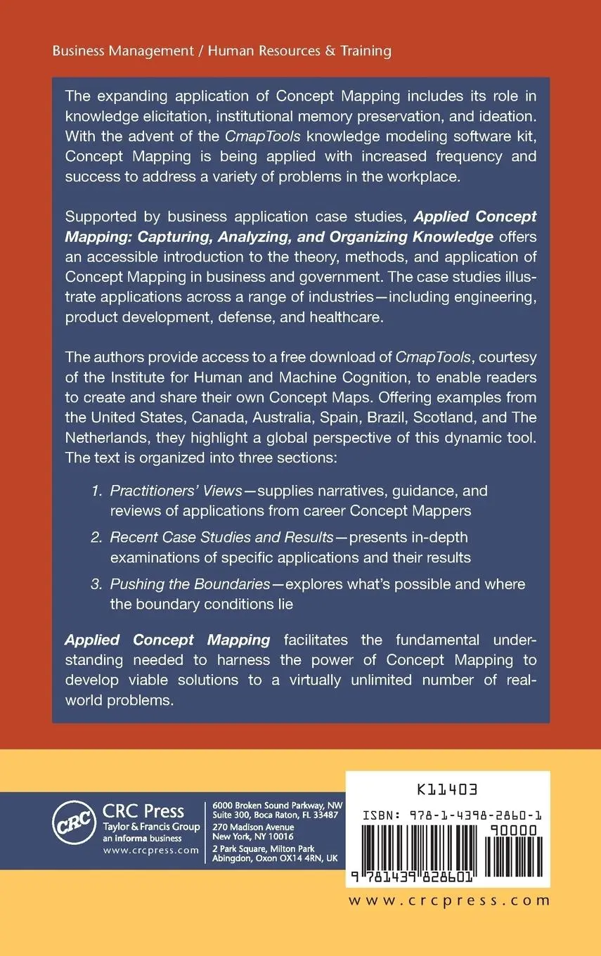 Rückseite: 9781439828601 | Applied Concept Mapping | Brian Moon (u. a.) | Buch | Englisch | 2011