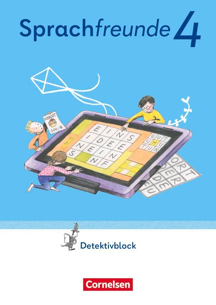 Cover: 9783464828601 | Sprachfreunde 4. Schuljahr. Detektivblock mit Aufgaben zum Fordern...