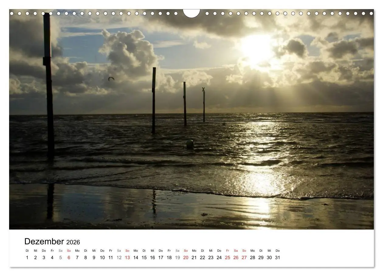 Bild: 9783516158601 | St. Peter Ording 2026 (Wandkalender 2026 DIN A3 quer), CALVENDO...