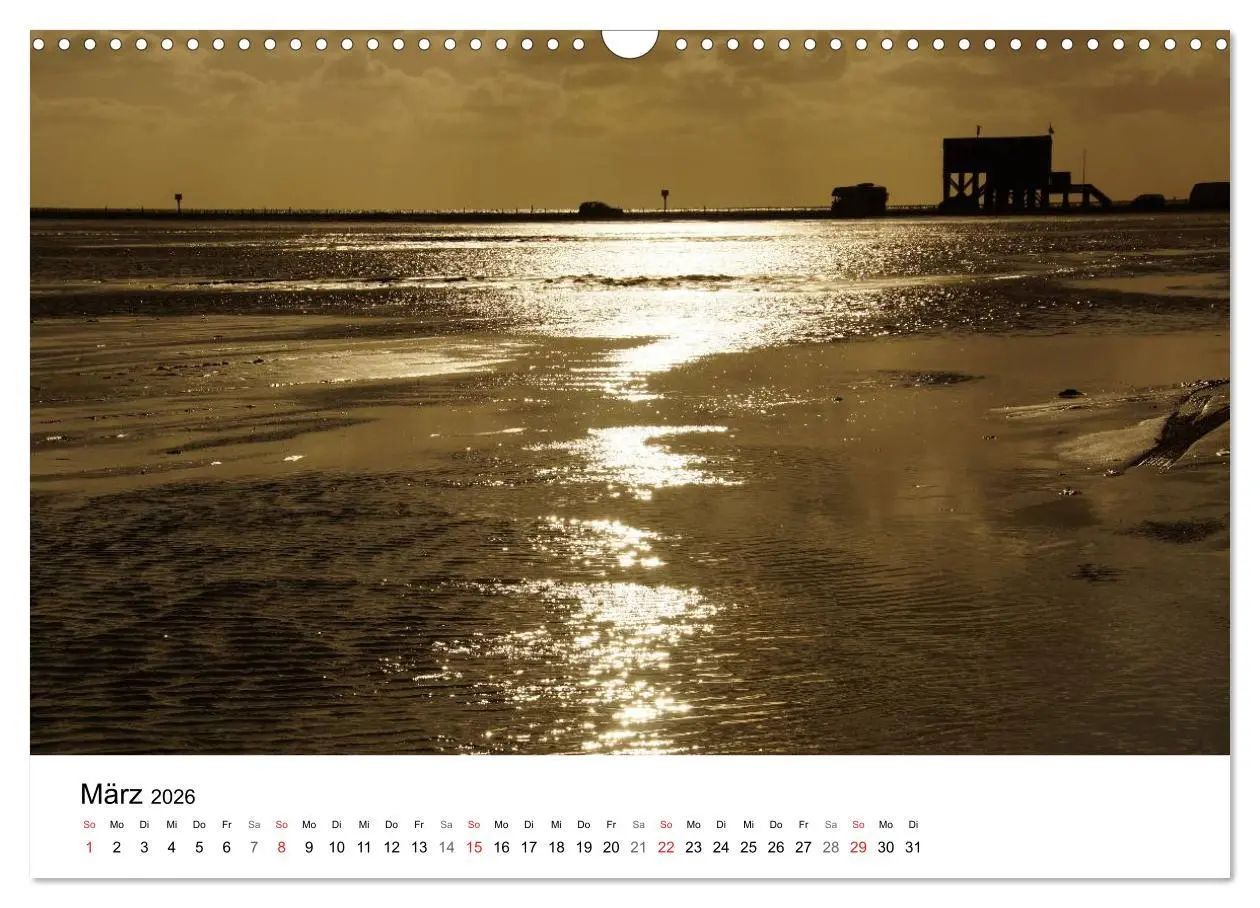 Bild: 9783516158601 | St. Peter Ording 2026 (Wandkalender 2026 DIN A3 quer), CALVENDO...