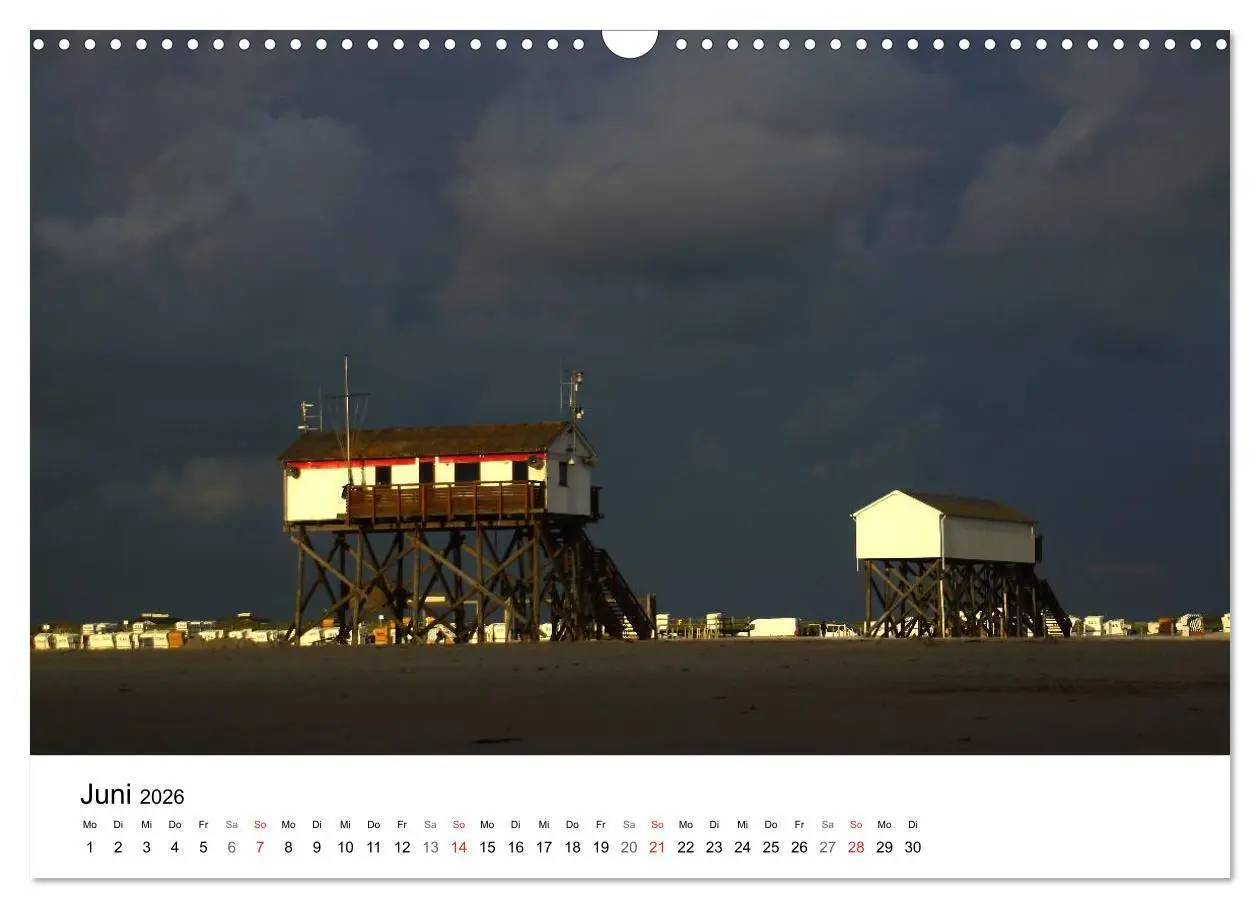 Bild: 9783516158601 | St. Peter Ording 2026 (Wandkalender 2026 DIN A3 quer), CALVENDO...