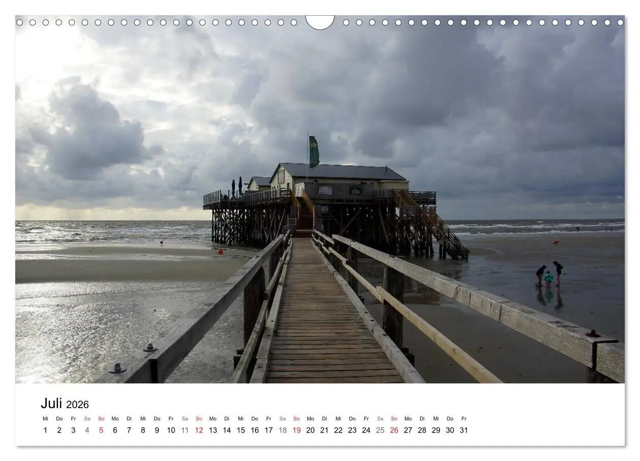 Bild: 9783516158601 | St. Peter Ording 2026 (Wandkalender 2026 DIN A3 quer), CALVENDO...