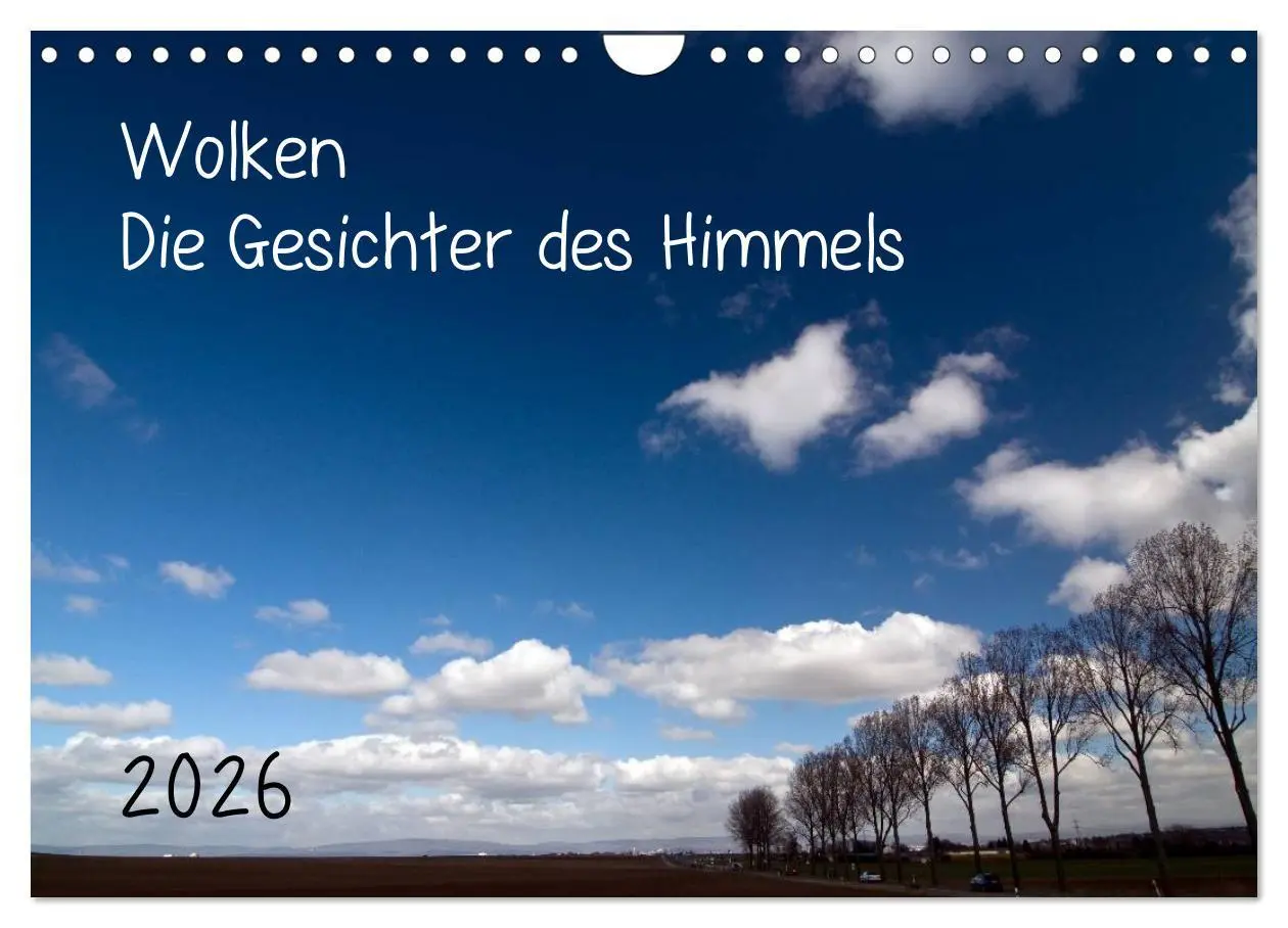Cover: 9783516228601 | Wolken - Die Gesichter des Himmels (Wandkalender 2026 DIN A4 quer),...