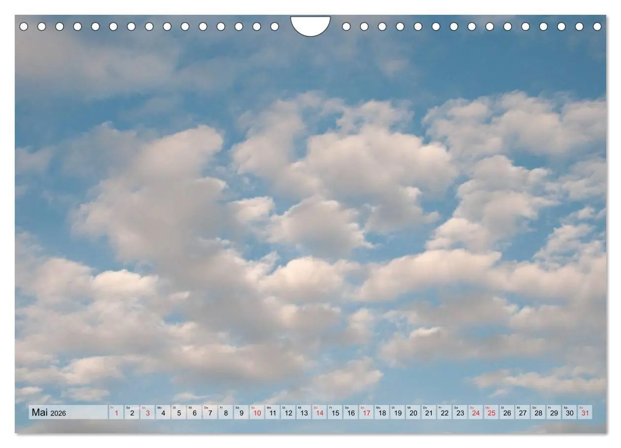 Bild: 9783516228601 | Wolken - Die Gesichter des Himmels (Wandkalender 2026 DIN A4 quer),...
