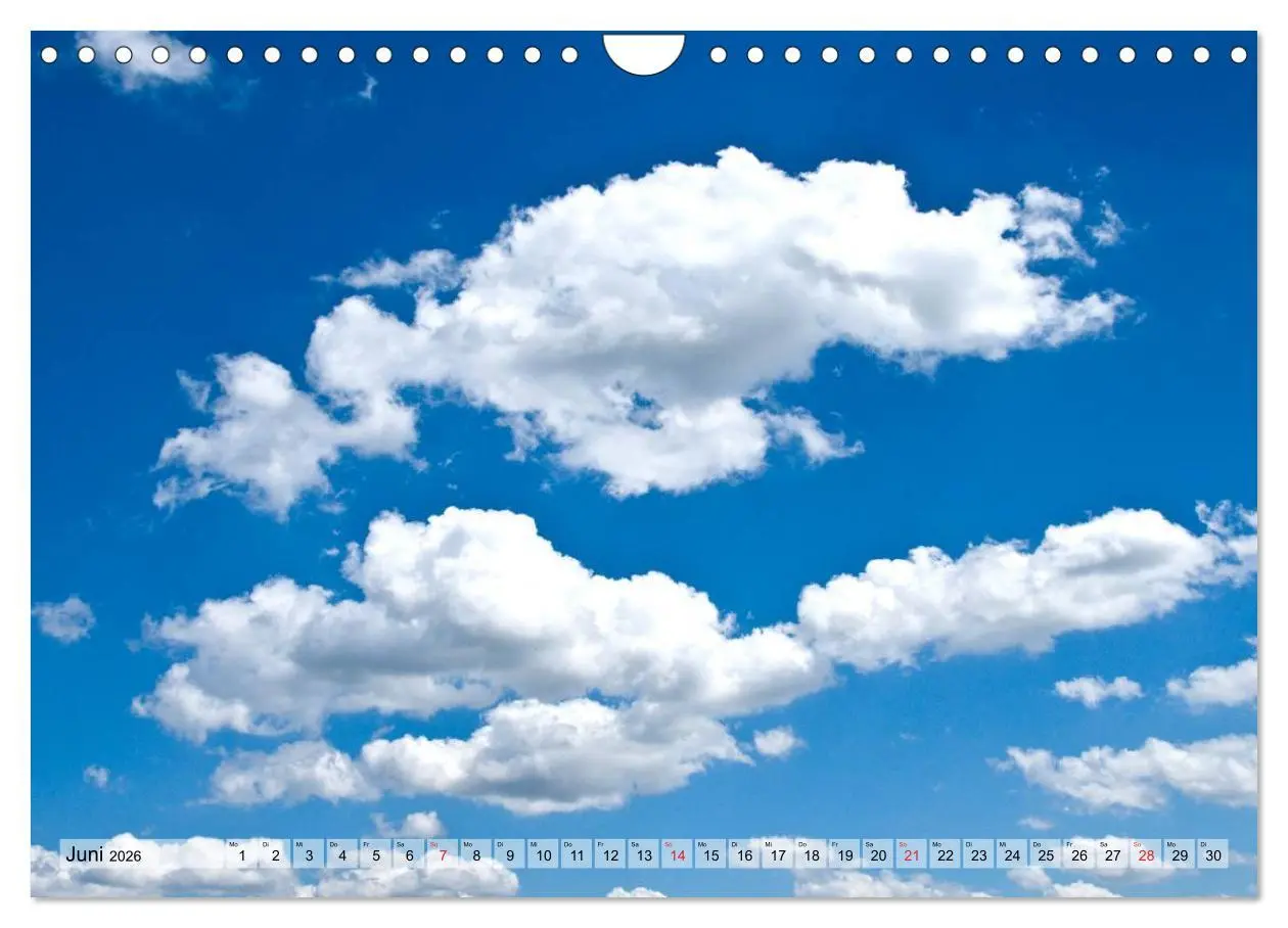 Bild: 9783516228601 | Wolken - Die Gesichter des Himmels (Wandkalender 2026 DIN A4 quer),...
