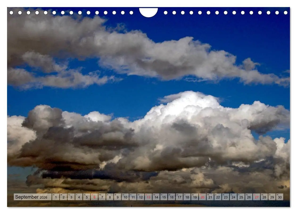 Bild: 9783516228601 | Wolken - Die Gesichter des Himmels (Wandkalender 2026 DIN A4 quer),...