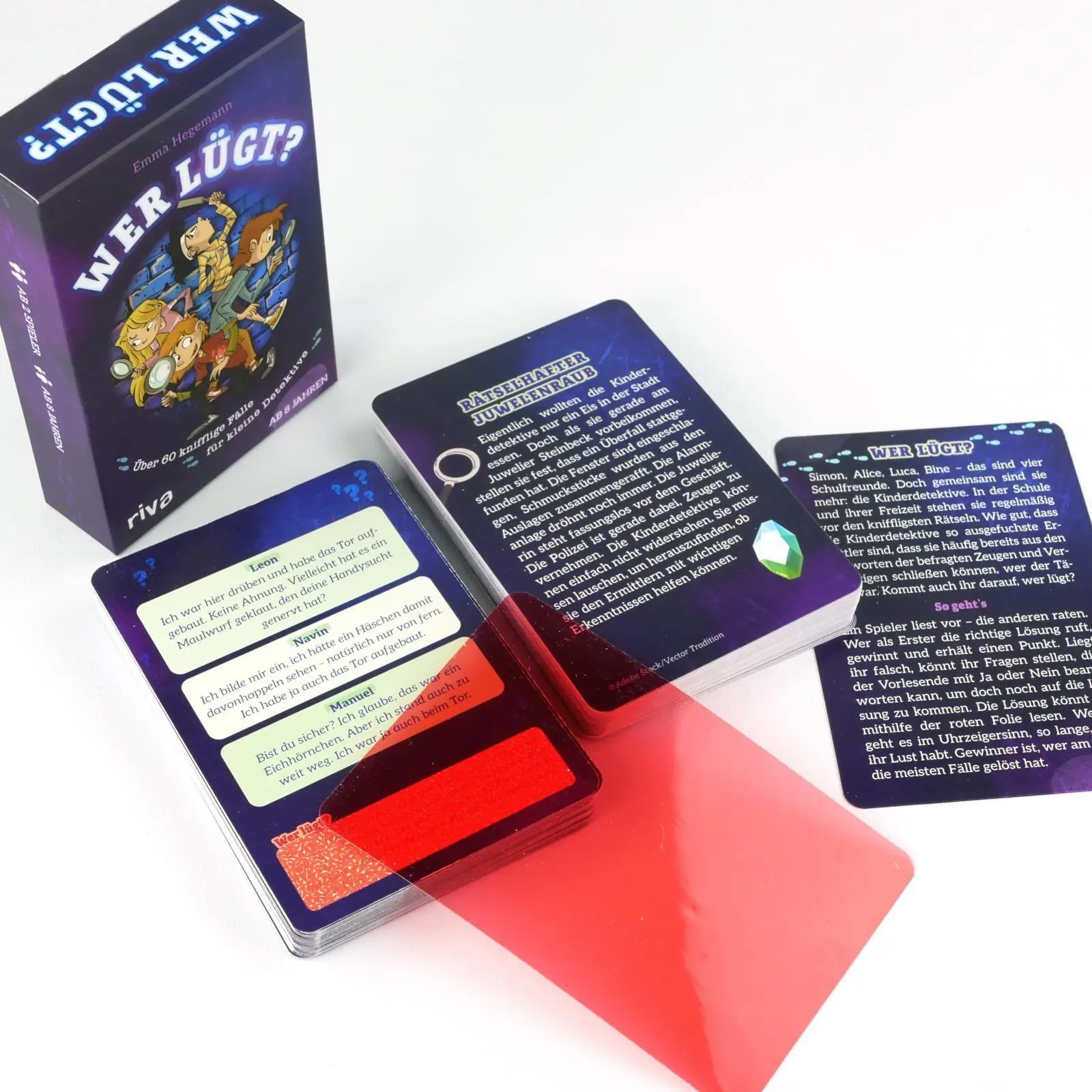 Bild: 9783742328601 | Wer lügt? | Emma Hegemann | Box | 64 S. | Deutsch | 2025 | riva Verlag