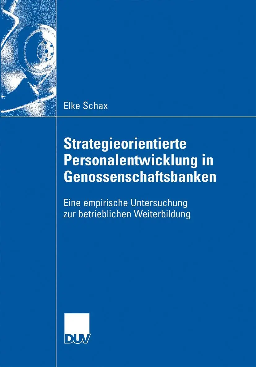 Cover: 9783835008601 | Strategieorientierte Personalentwicklung in Genossenschaftsbanken