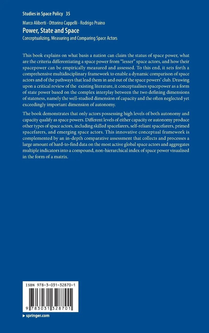 Rückseite: 9783031328701 | Power, State and Space | Marco Aliberti (u. a.) | Buch | xii | 2023