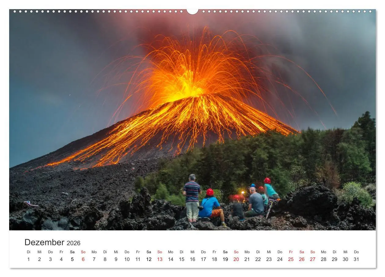 Bild: 9783457678701 | Vulkane 2026 (hochwertiger Premium Wandkalender 2026 DIN A2 quer),...