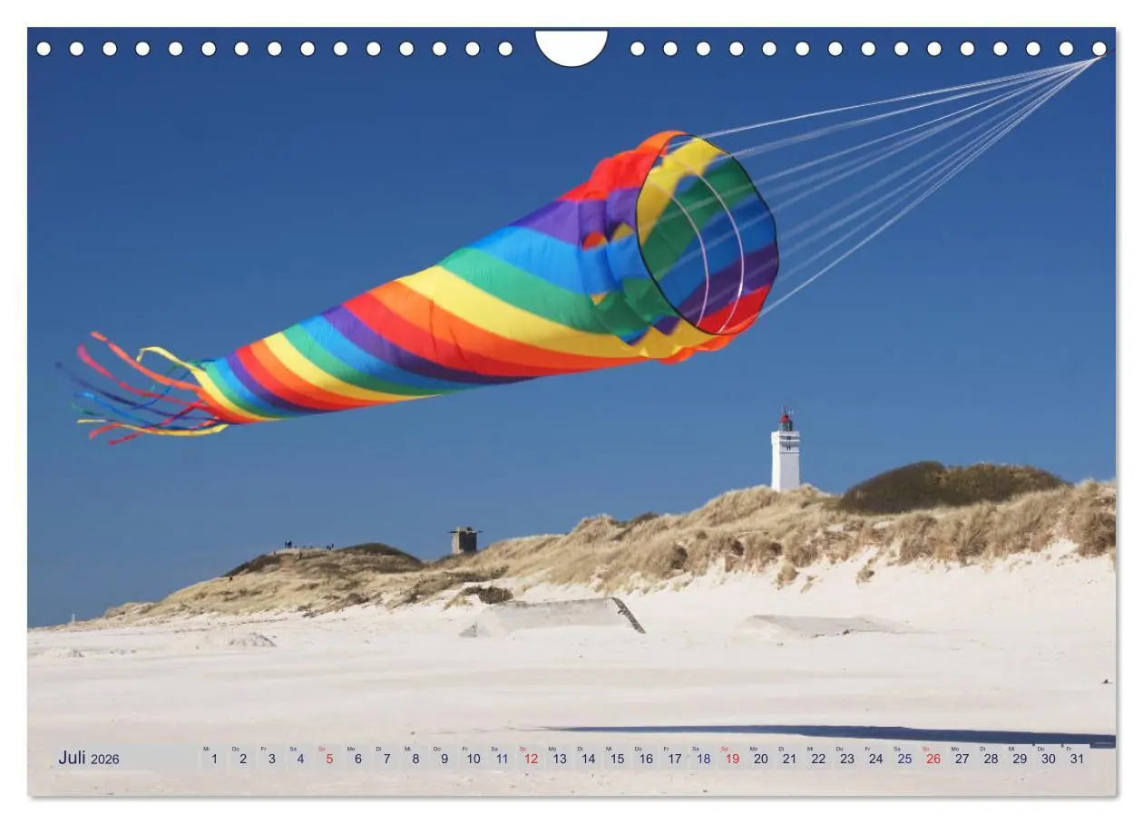 Bild: 9783457818701 | Blavand und die Westküste (Wandkalender 2026 DIN A4 quer), CALVENDO...
